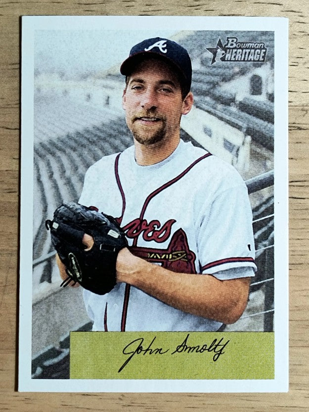2002 Bowman Heritage #319 John Smoltz