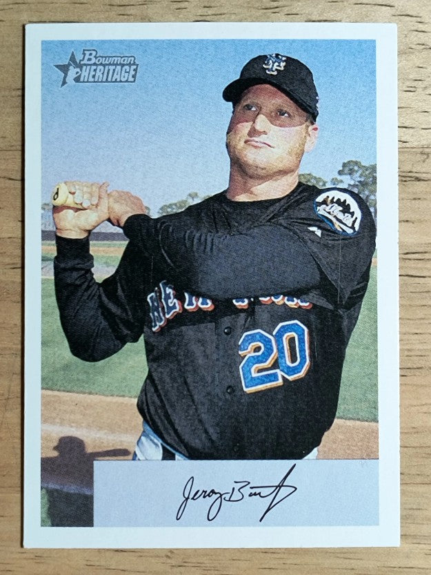 2002 Bowman Heritage #327 Jeromy Burnitz