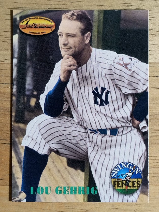 1994 Ted Williams #147 Lou Gehrig