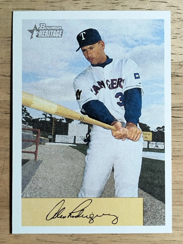 2002 Bowman Heritage #343 Alex Rodriguez