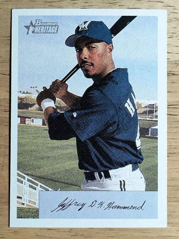 2002 Bowman Heritage #349 Jeffrey Hammonds