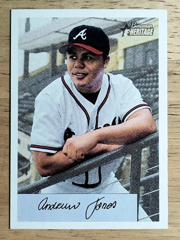 2002 Bowman Heritage #378 Andruw Jones