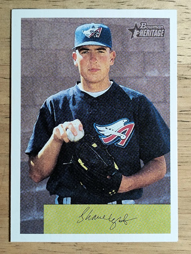 2002 Bowman Heritage #385 Shayne Wright RC