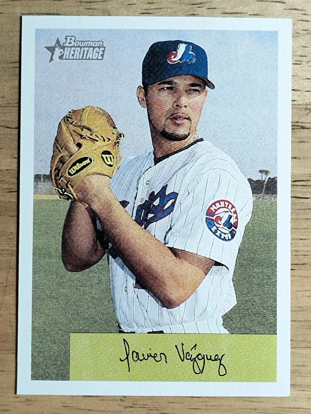 2002 Bowman Heritage #388 Javier Vazquez