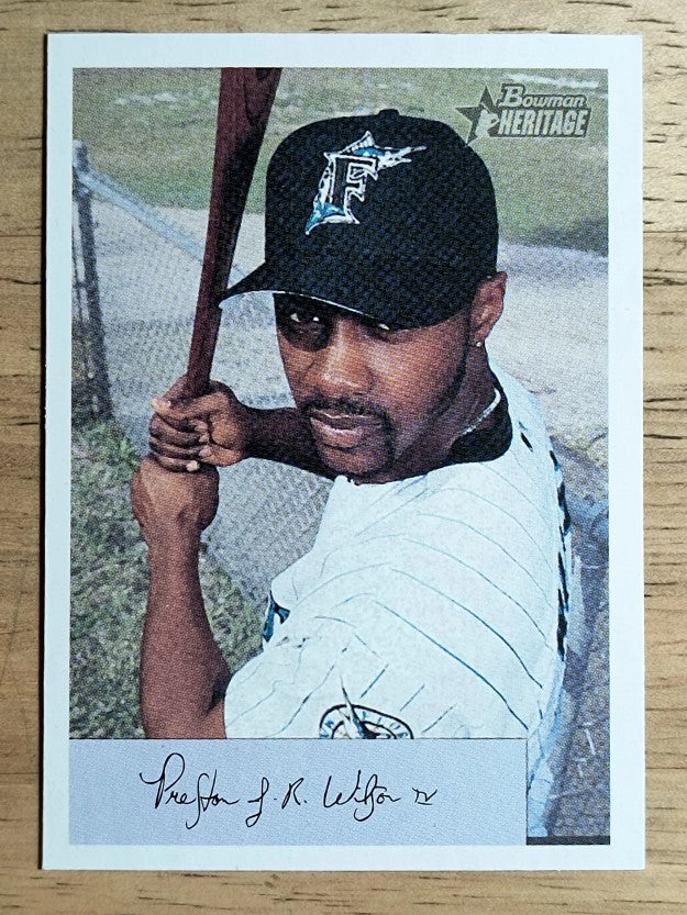 2002 Bowman Heritage #389 Preston Wilson SP