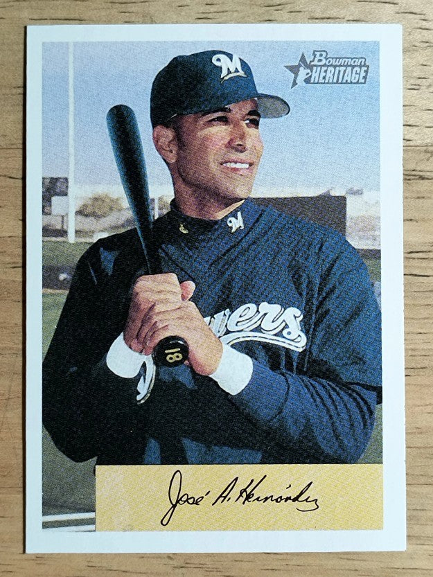 2002 Bowman Heritage #392 Jose Hernandez