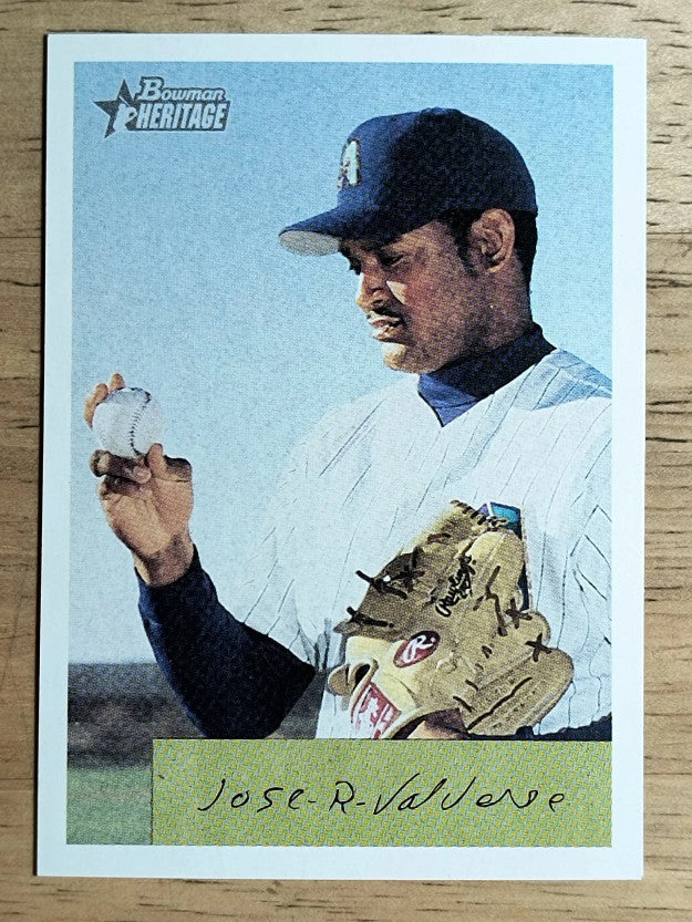 2002 Bowman Heritage #394 Jose Valverde RC
