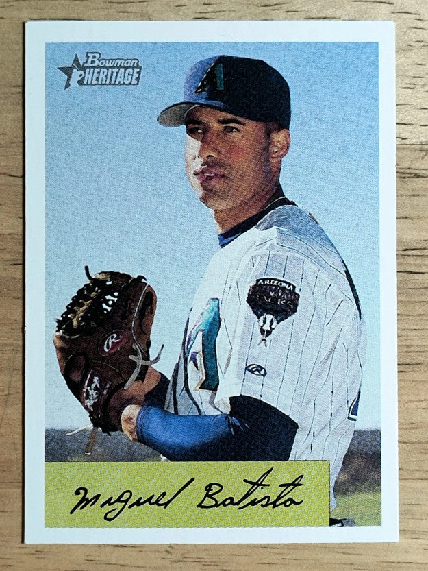 2002 Bowman Heritage #399 Miguel Batista SP