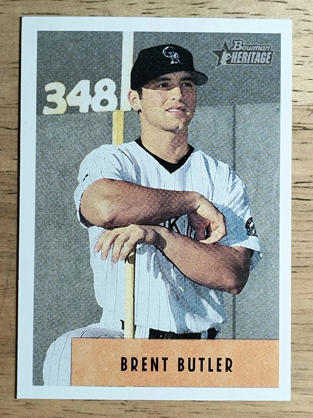2002 Bowman Heritage #400 Brent Butler