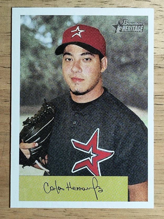 2002 Bowman Heritage #416 Carlos Hernandez