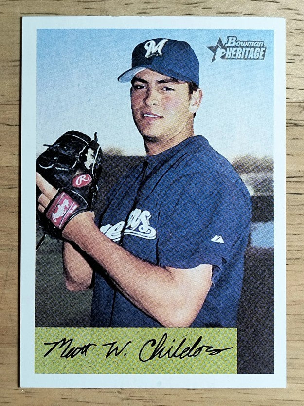 2002 Bowman Heritage #420 Matt Childers RC