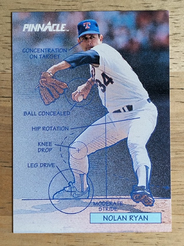 1992 Pinnacle #618 Nolan Ryan TECH