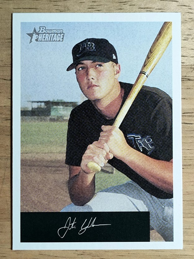 2002 Bowman Heritage Black Box #23 Justin Schuda