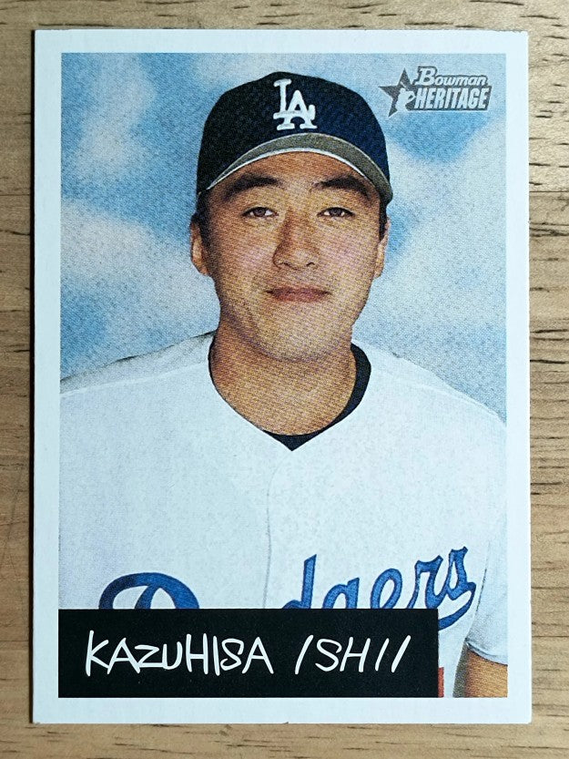 2002 Bowman Heritage Black Box #30 Kazuhisa Ishii