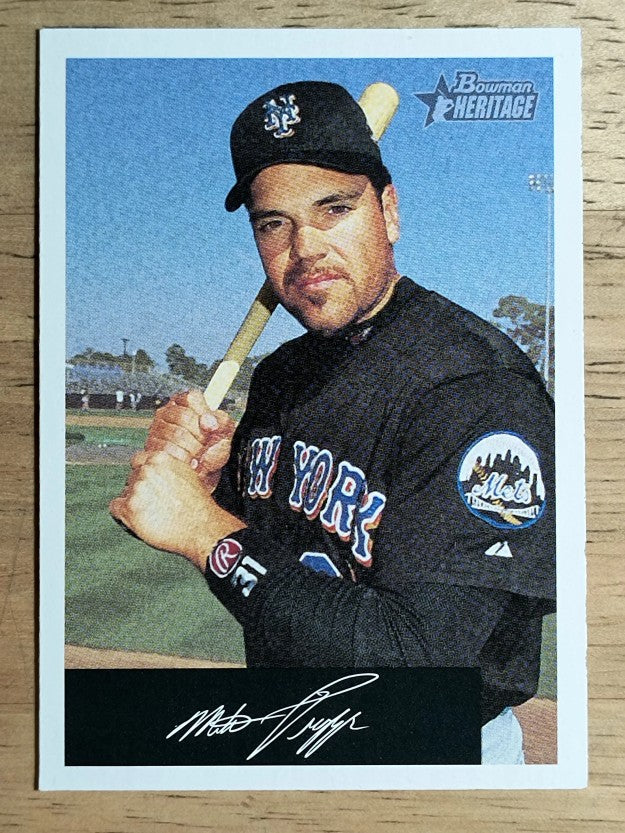 2002 Bowman Heritage Black Box #56 Mike Piazza