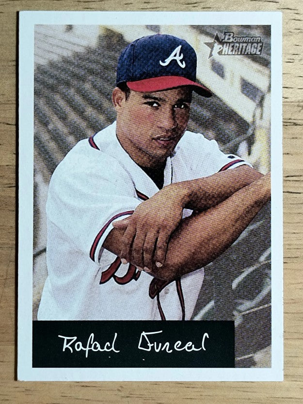 2002 Bowman Heritage Black Box #180 Rafael Furcal