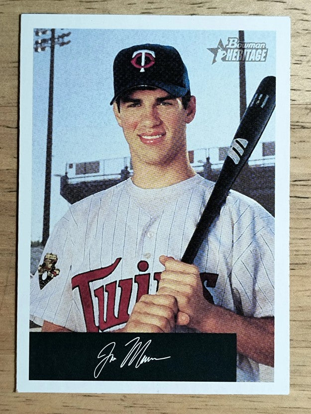 2002 Bowman Heritage Black Box #238 Joe Mauer
