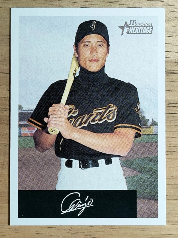 2002 Bowman Heritage Black Box #310 Tsuyoshi Shinjo