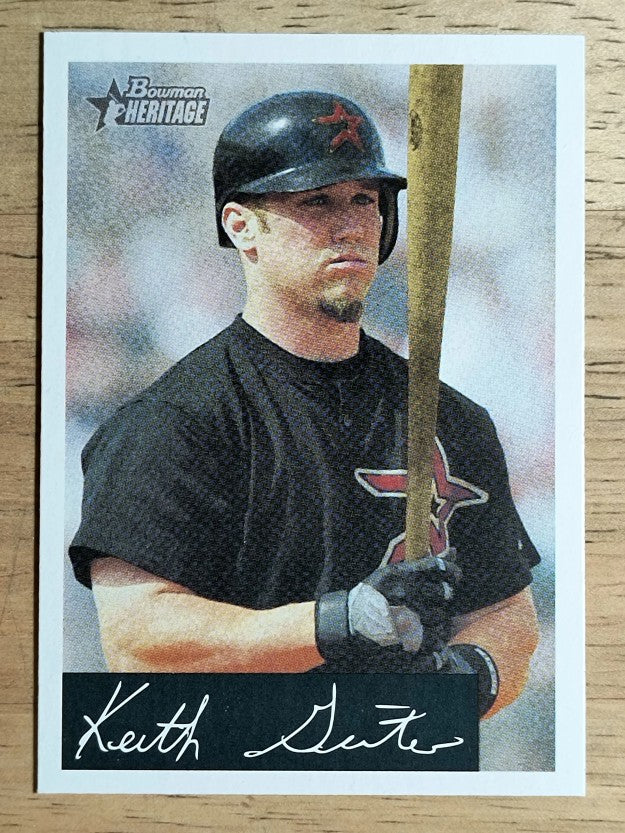 2002 Bowman Heritage Black Box #335 Keith Ginter
