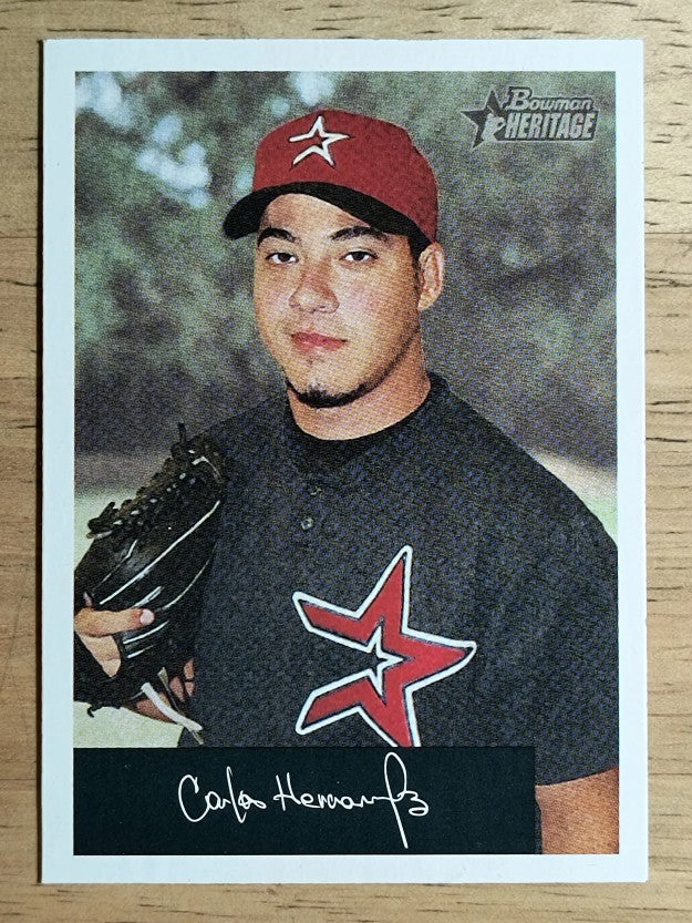 2002 Bowman Heritage Black Box #416 Carlos Hernandez