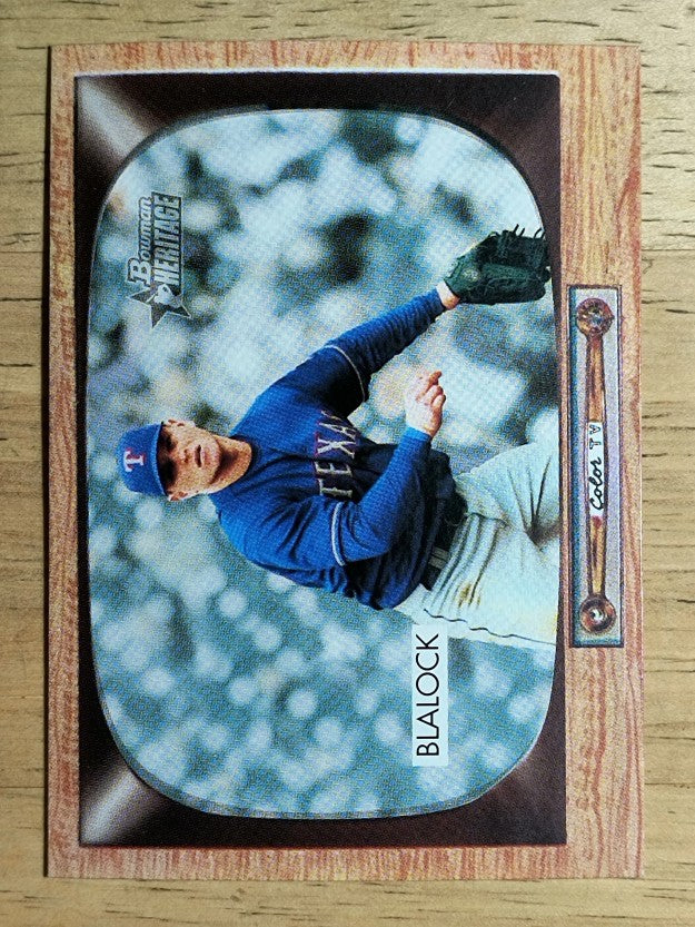2004 Bowman Heritage #46 Hank Blalock SP