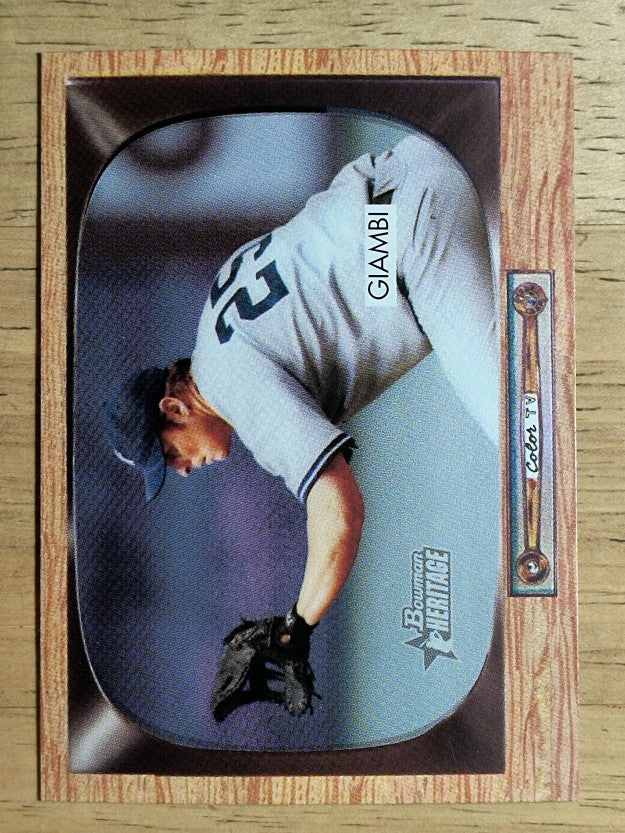 2004 Bowman Heritage #60 Jason Giambi