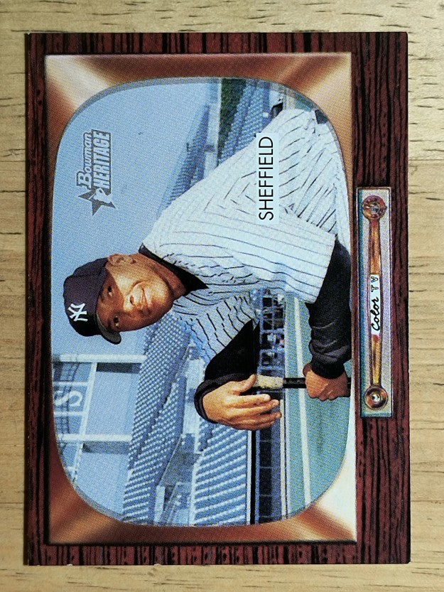 2004 Bowman Heritage #68 Gary Sheffield