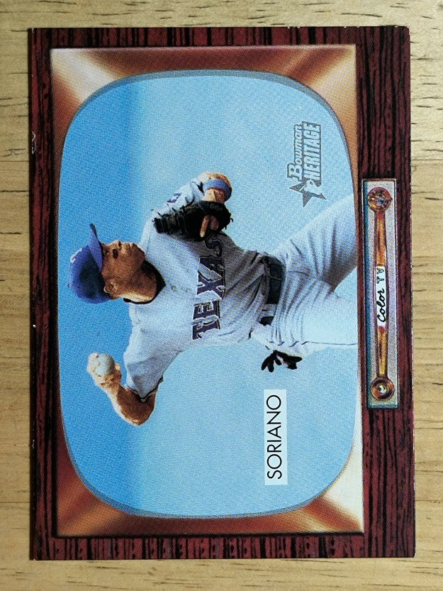 2004 Bowman Heritage #80 Alfonso Soriano SP