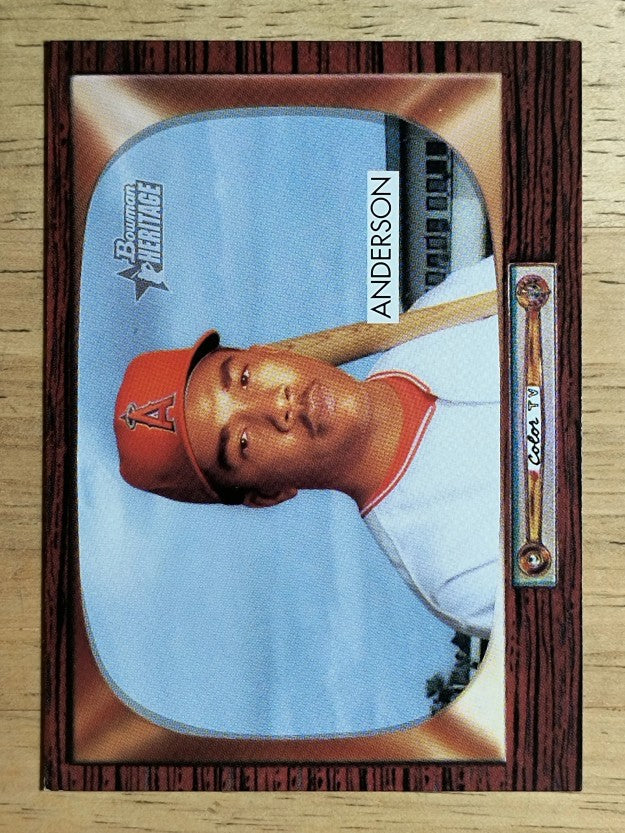 2004 Bowman Heritage #92 Garret Anderson