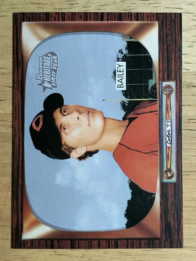 2004 Bowman Heritage #209 Homer Bailey DP RC