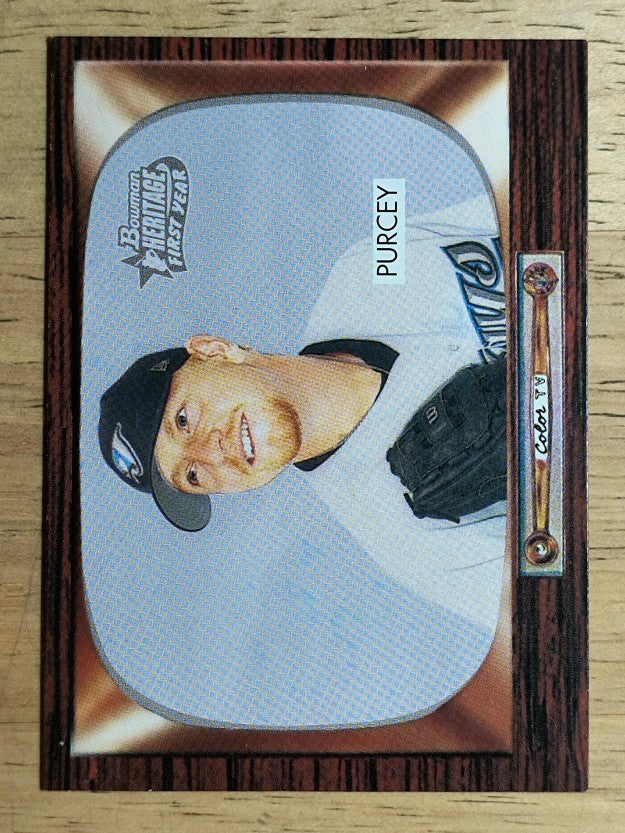2004 Bowman Heritage #217 David Purcey DP RC