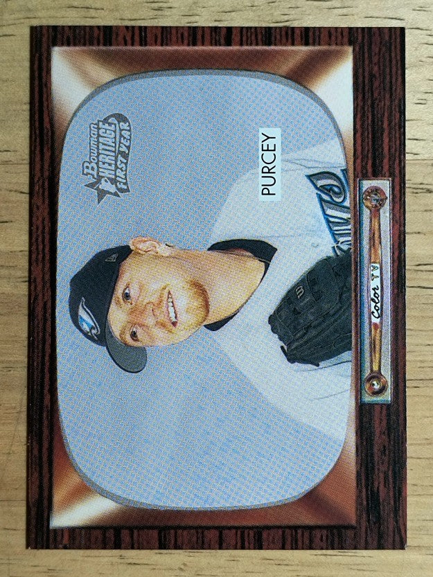 2004 Bowman Heritage #217 David Purcey DP RC