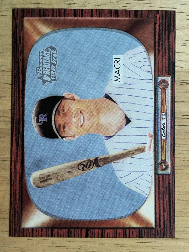 2004 Bowman Heritage #224 Matt Macri DP SP RC