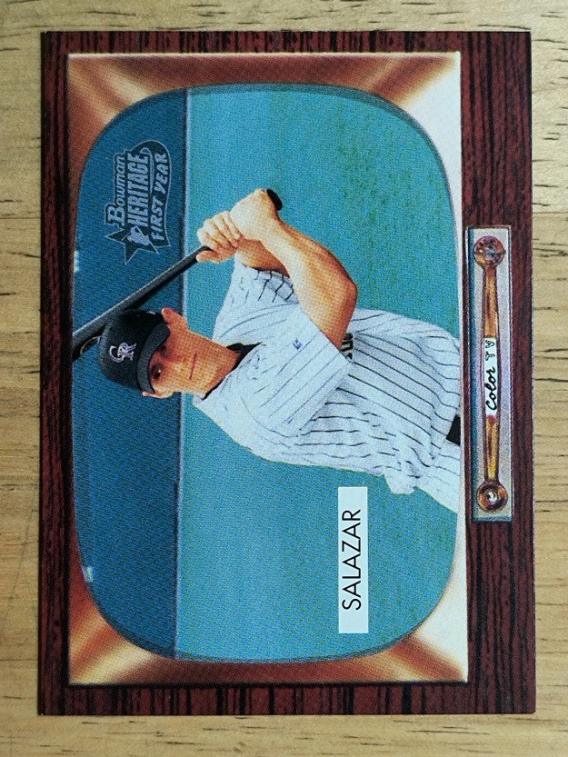 2004 Bowman Heritage #270 Jeff Salazar FY SP RC