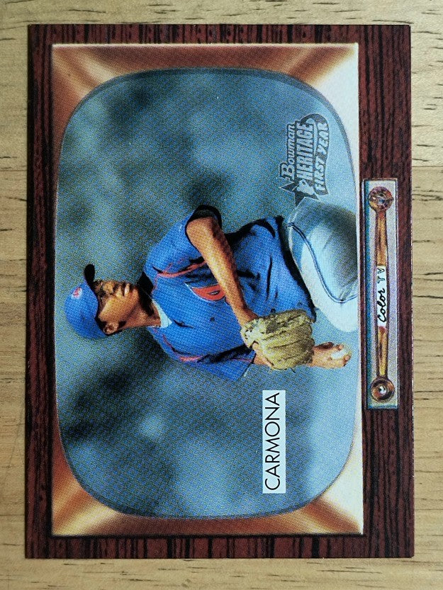 2004 Bowman Heritage #298 Fausto Carmona FY RC