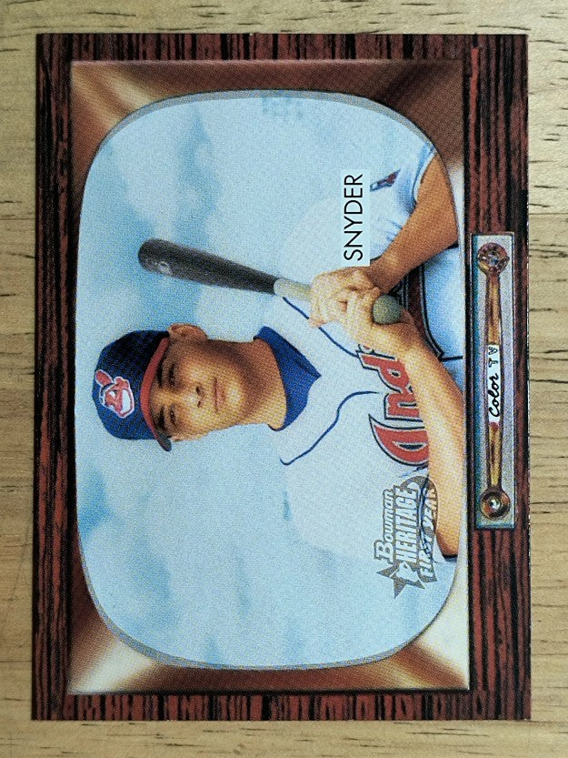 2004 Bowman Heritage #300 Brad Snyder FY RC