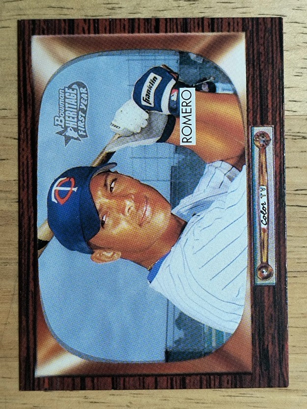 2004 Bowman Heritage #321 Alex Romero FY RC