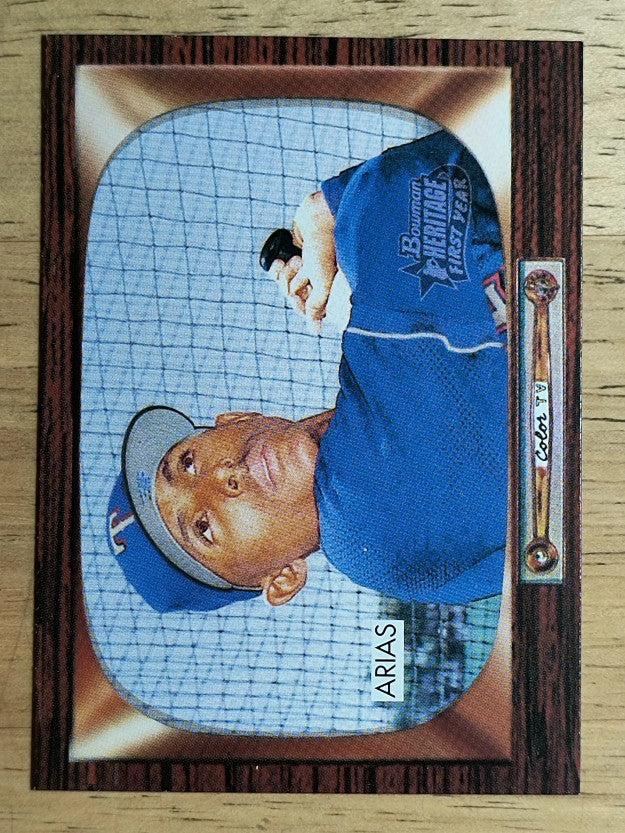 2004 Bowman Heritage #329 Joaquin Arias FY RC