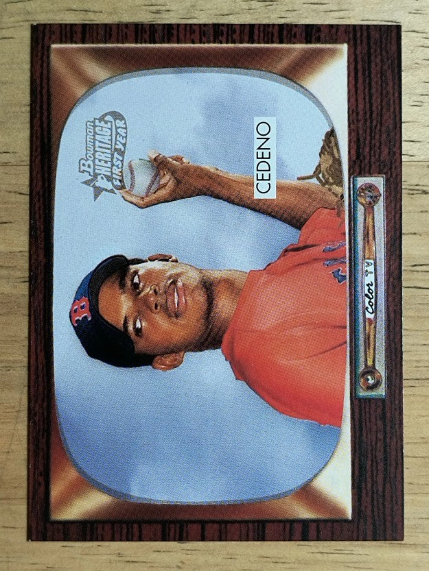 2004 Bowman Heritage #330 Juan Cedeno FY RC