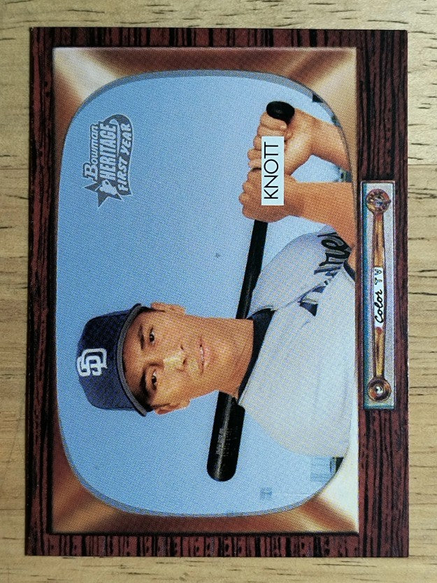 2004 Bowman Heritage #335 Jon Knott FY RC