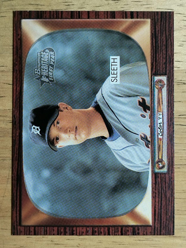 2004 Bowman Heritage #343 Kyle Sleeth FY RC