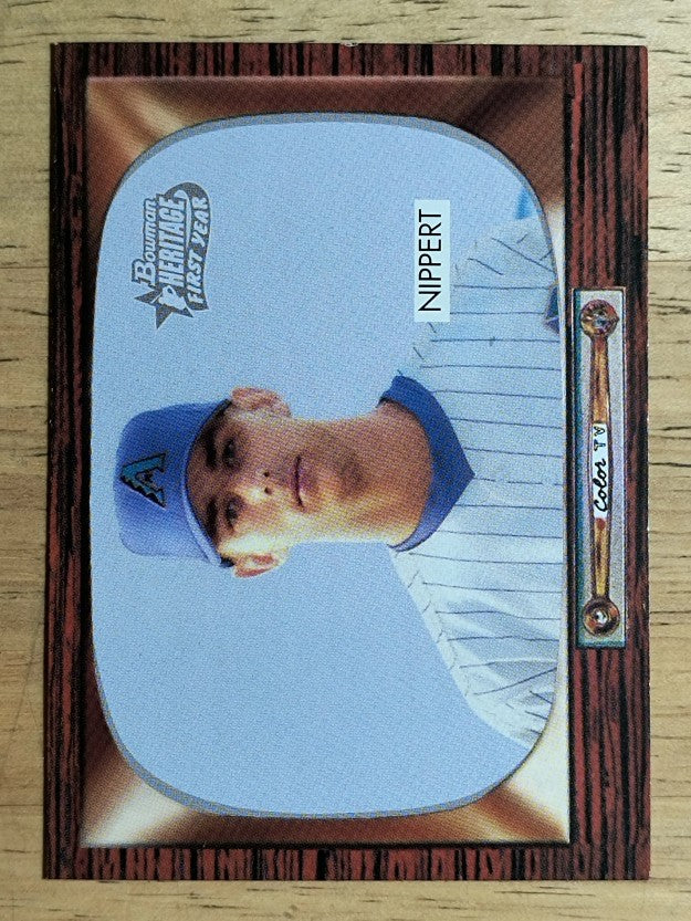 2004 Bowman Heritage #344 Dustin Nippert FY RC