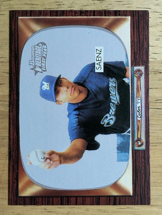 2004 Bowman Heritage #346 Chris Saenz FY RC