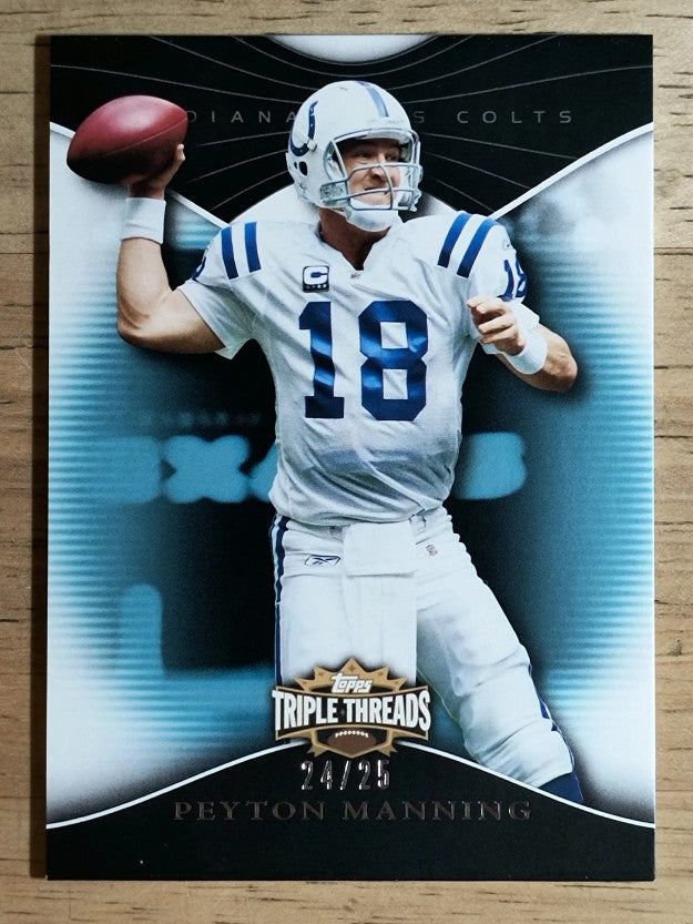 2009 Topps Triple Threads Sapphire #6 Peyton Manning