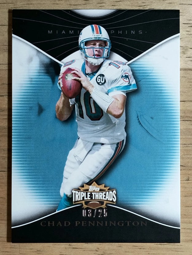 2009 Topps Triple Threads Sapphire #9 Chad Pennington