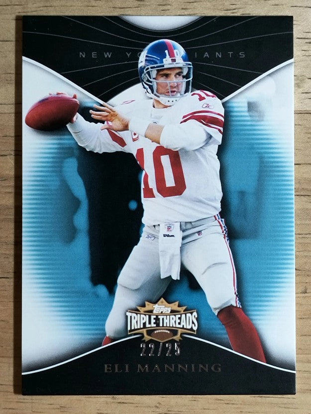 2009 Topps Triple Threads Sapphire #17 Eli Manning
