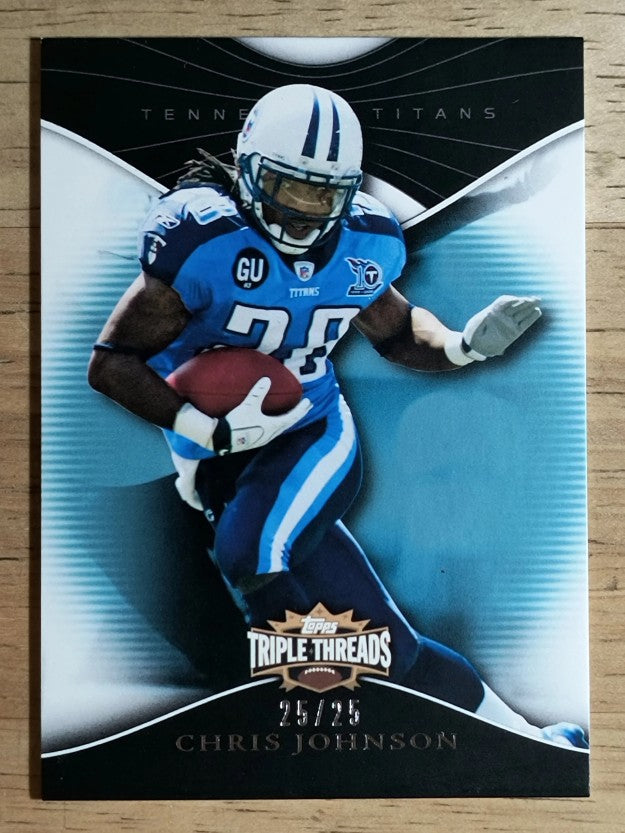2009 Topps Triple Threads Sapphire #36 Chris Johnson