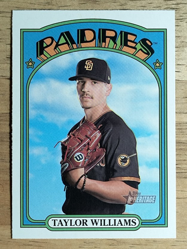 2021 Topps Heritage #369 Taylor Williams