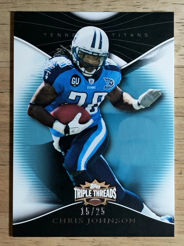 2009 Topps Triple Threads Sapphire #36 Chris Johnson