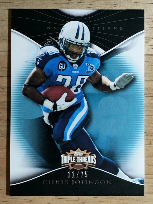 2009 Topps Triple Threads Sapphire #36 Chris Johnson